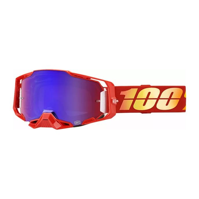 100% MX Goggles Armega Nuketown Red Blue Mirror